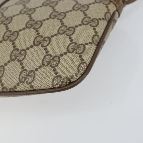 GUCCI GG Supreme Web Sherry Line Shoulder Bag PVC Beige 904 02 047 Auth hk2990 - Picture 14 of 16